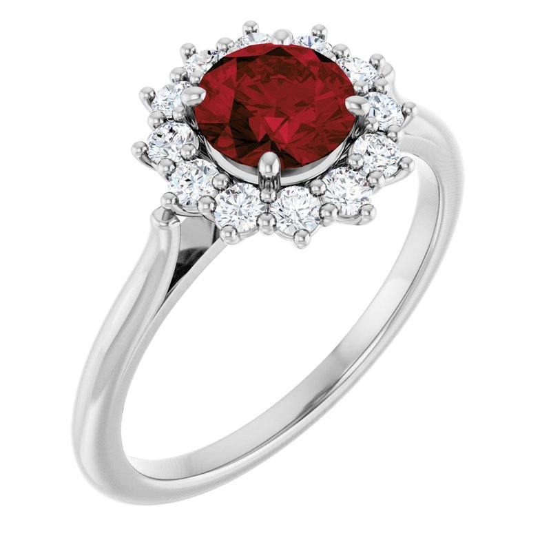 Halo-Style Ring — Diamond