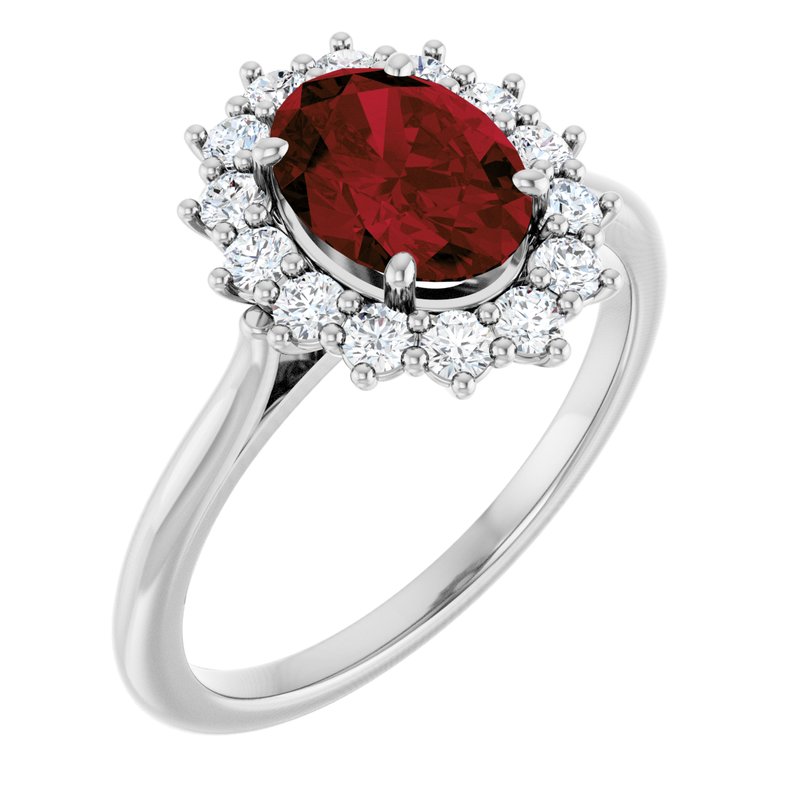 Halo-Style Ring — Diamond