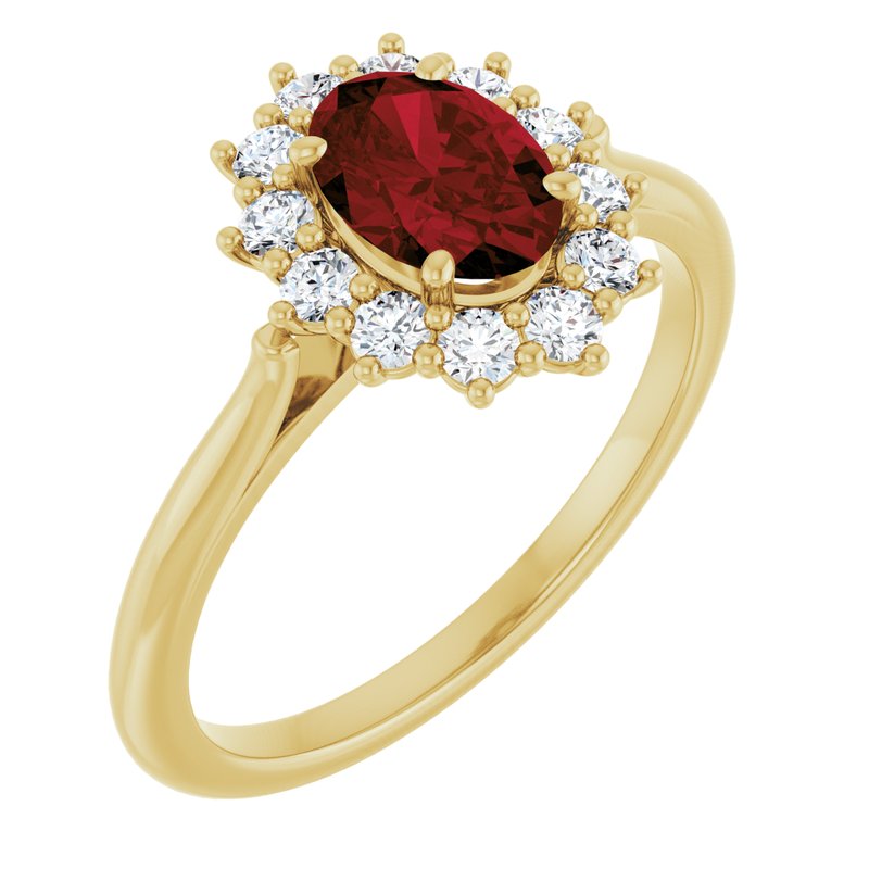 Halo-Style Ring — Diamond