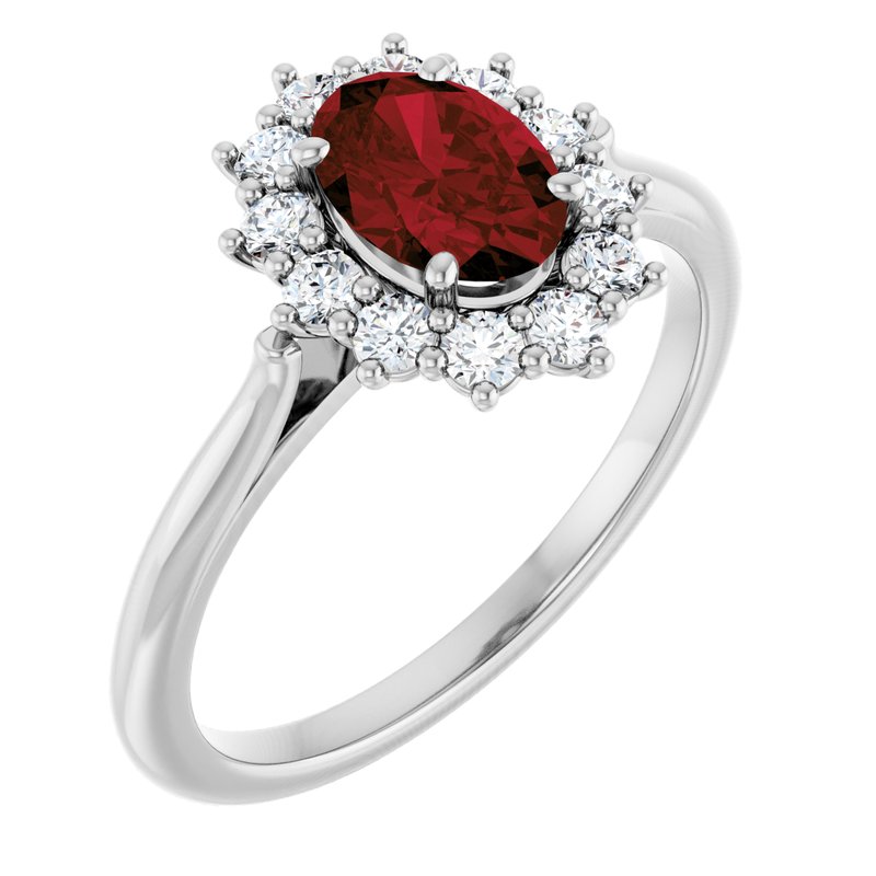 Halo-Style Ring — Diamond