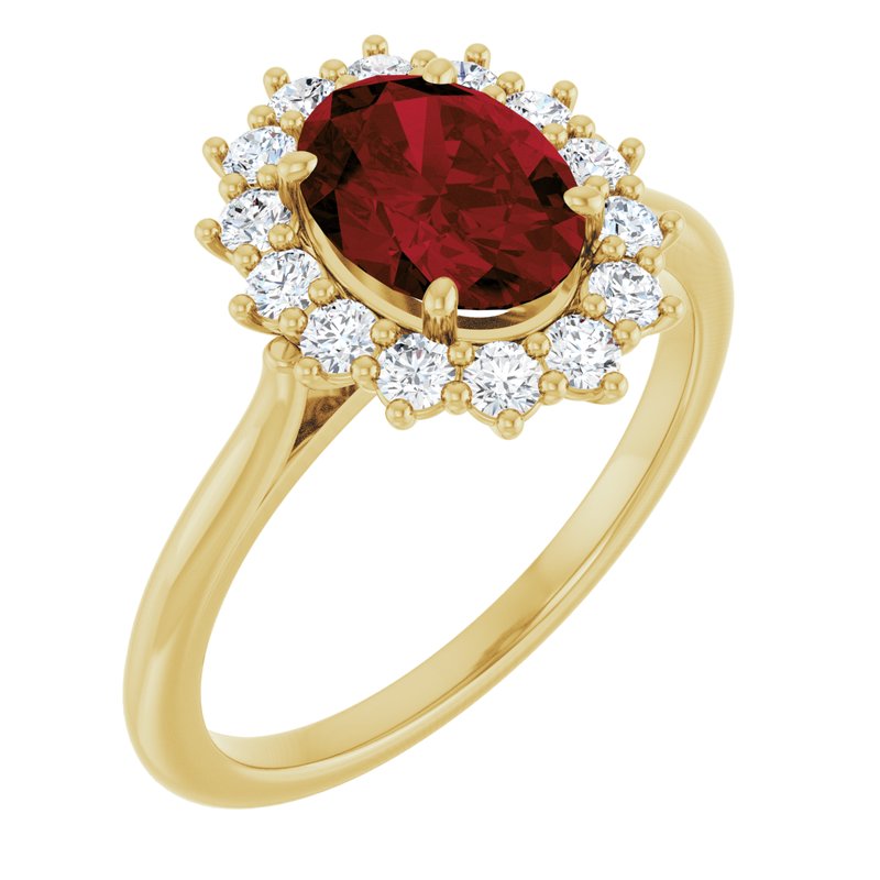 Halo-Style Ring — Diamond