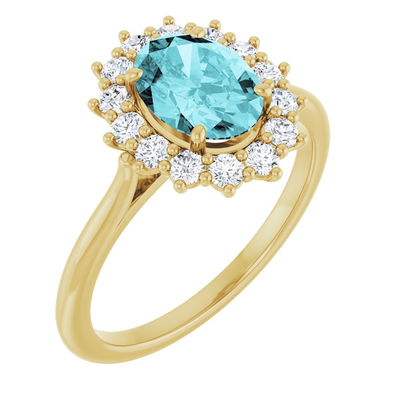 Halo-Style Ring — Diamond