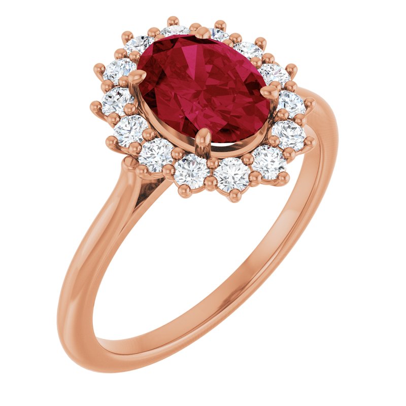 Halo-Style Ring — Diamond