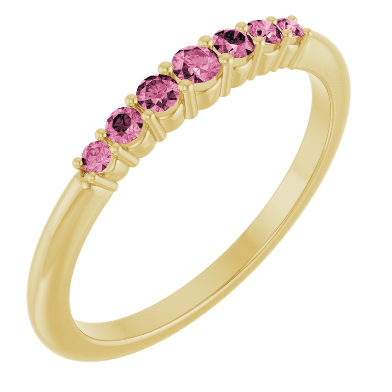 Accented Stackable Ring No. 2