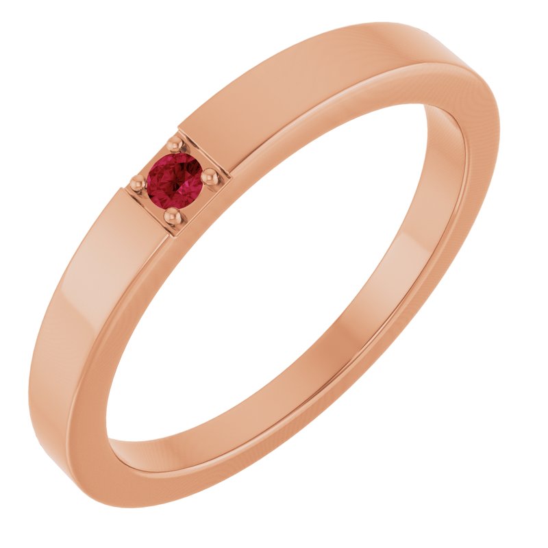 Engravable Family Stackable Ring