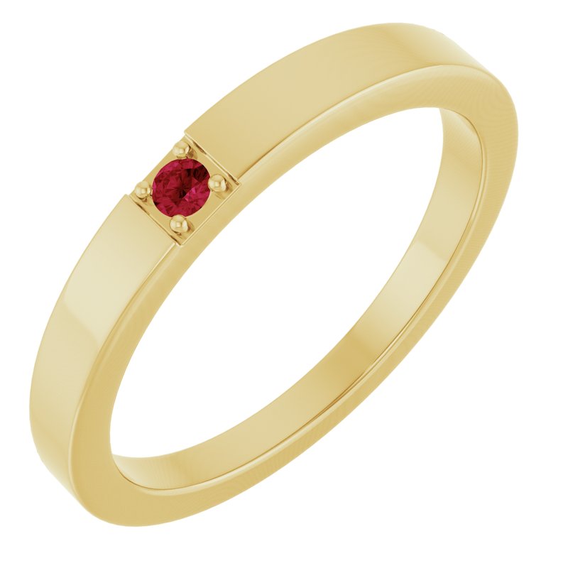 Engravable Family Stackable Ring