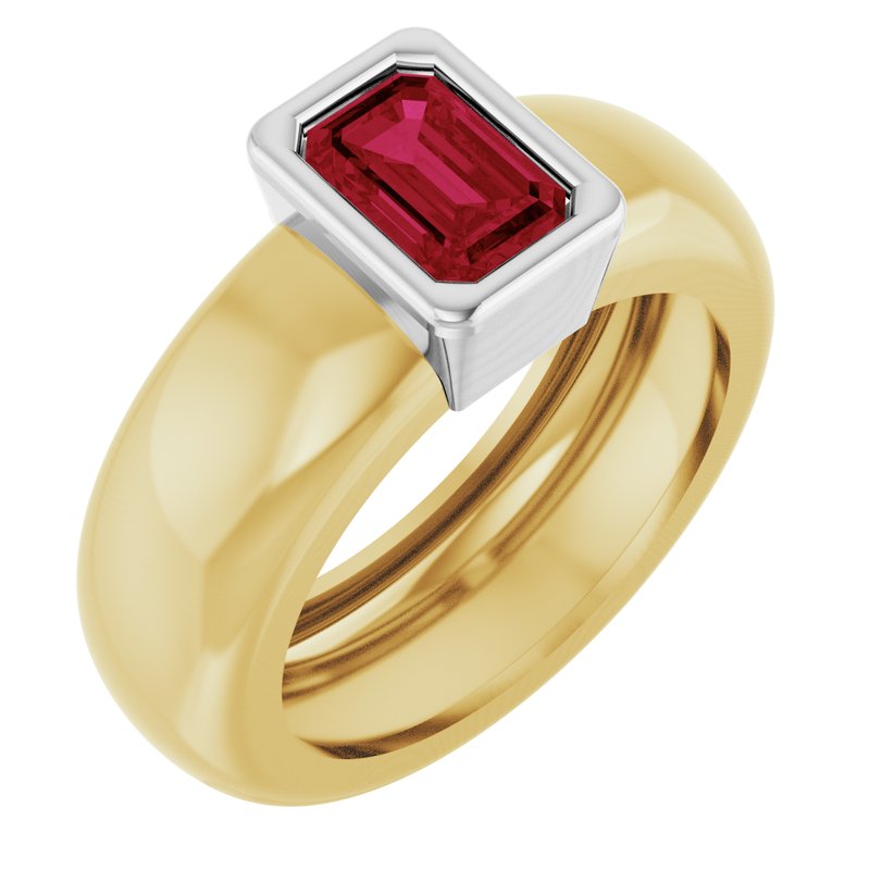 Bezel-Set Lightweight Solitaire Ring