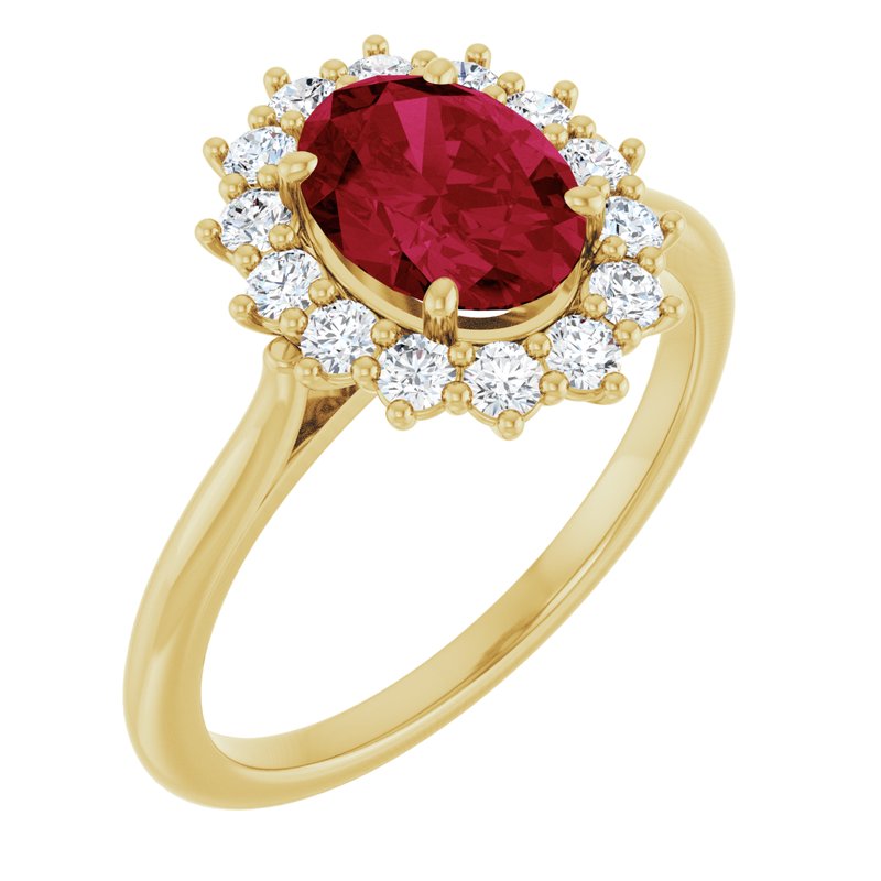 Halo-Style Ring — Diamond