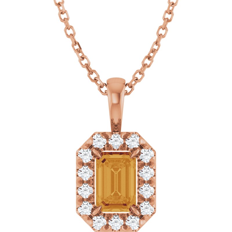 Halo-Style Necklace or Pendant — Natural
