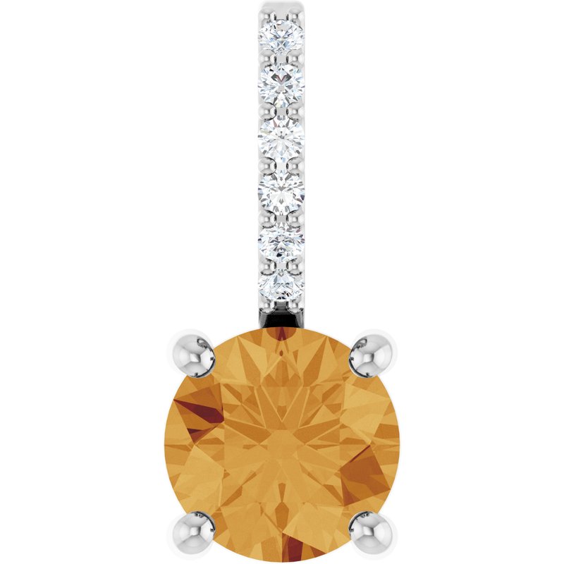 Accented Charm/Pendant — Diamond