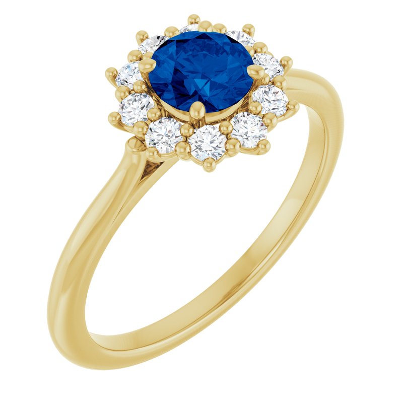 Halo-Style Ring — Diamond