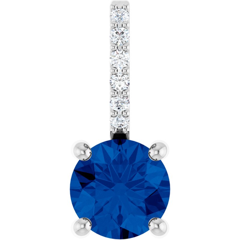 Accented Charm/Pendant — Diamond
