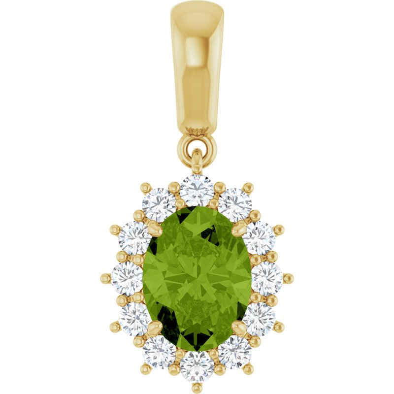 Halo-Style Necklace or Pendant