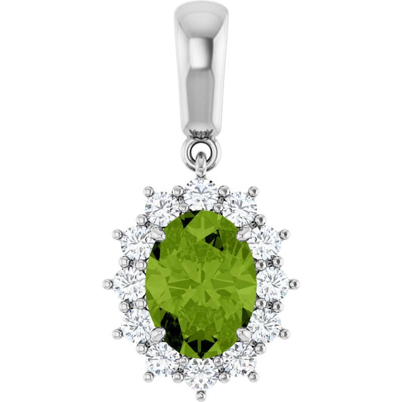Halo-Style Necklace or Pendant