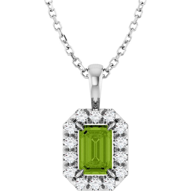 Halo-Style Necklace or Pendant — Natural