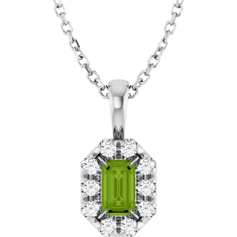 Halo-Style Necklace or Pendant — Natural
