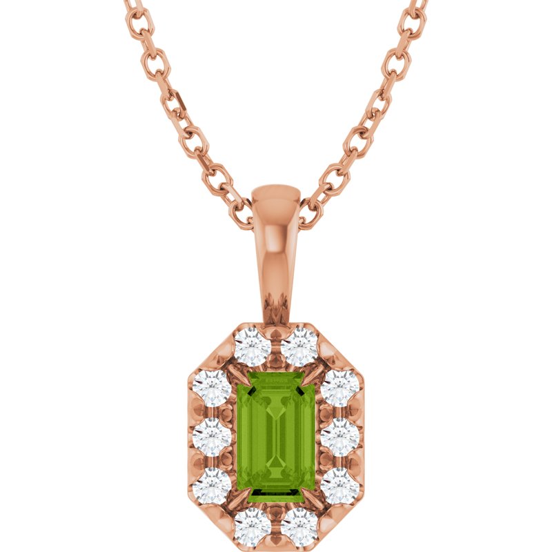 Halo-Style Necklace or Pendant — Natural