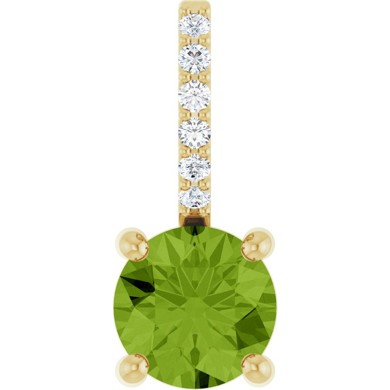 Accented Charm/Pendant — Diamond