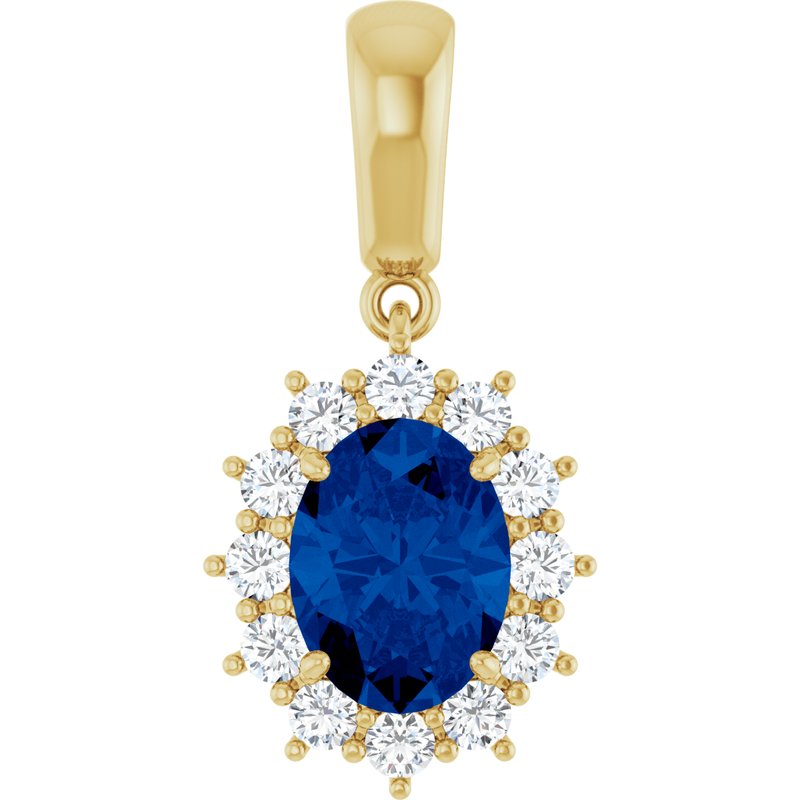 Halo-Style Necklace or Pendant