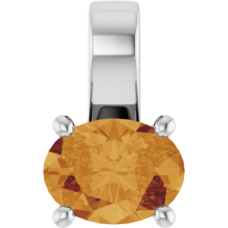Solitaire Charm/Pendant — Natural