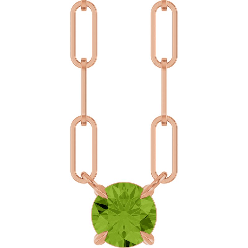 Solitaire Claw-Prong Necklace