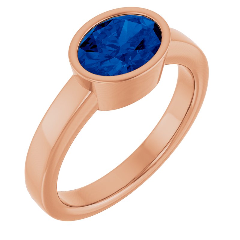 Bezel-Set Solitaire Ring No. 3