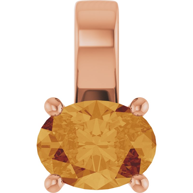 Solitaire Charm/Pendant — Natural