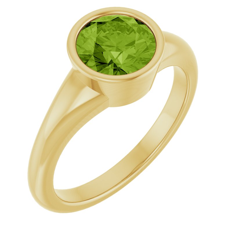 Bezel-Set Solitaire Ring No. 4