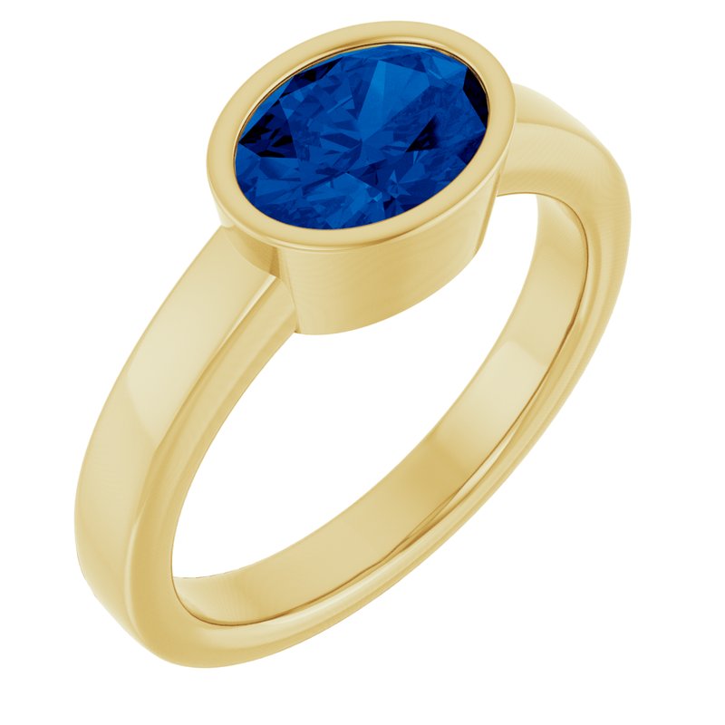Bezel-Set Solitaire Ring No. 3