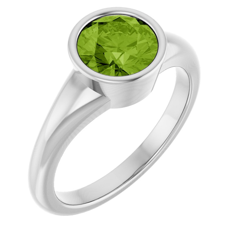 Bezel-Set Solitaire Ring No. 4