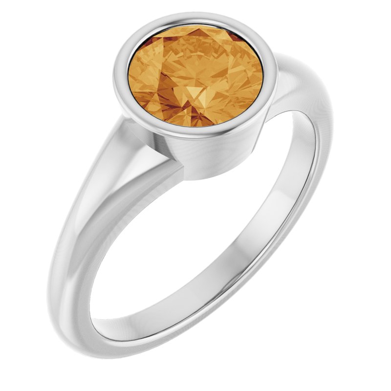 Bezel-Set Solitaire Ring No. 4