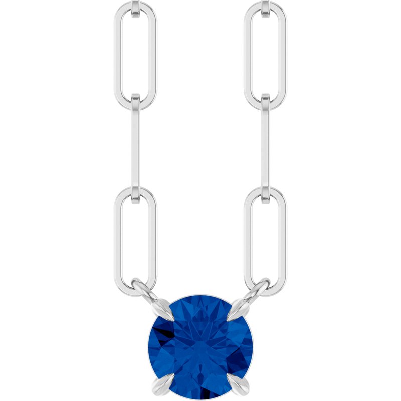 Solitaire Claw-Prong Necklace
