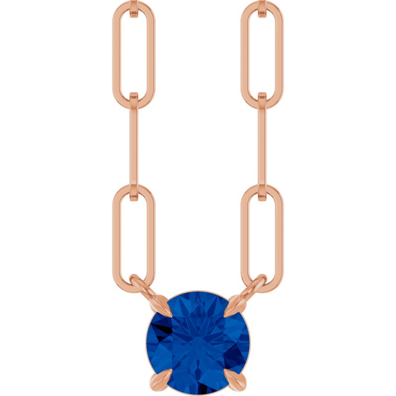 Solitaire Claw-Prong Necklace