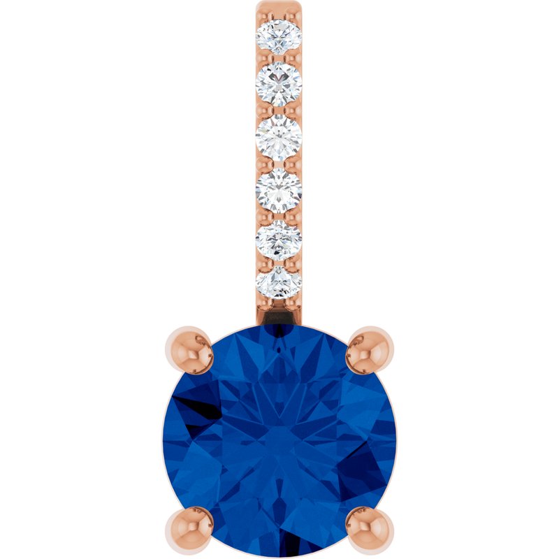Accented Charm/Pendant — Diamond