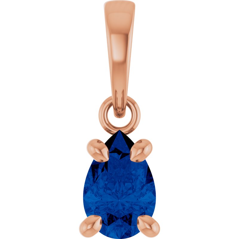 Lab-Grown Solitaire Pendant