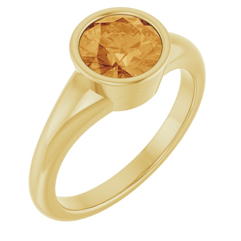 Bezel-Set Solitaire Ring No. 4