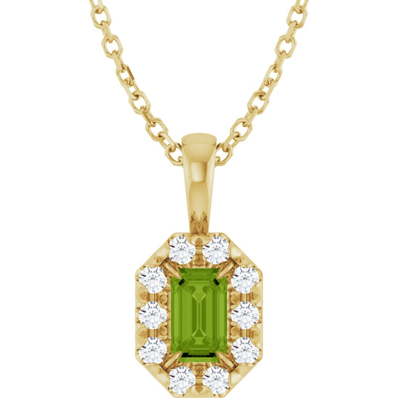 Halo-Style Necklace or Pendant — Natural