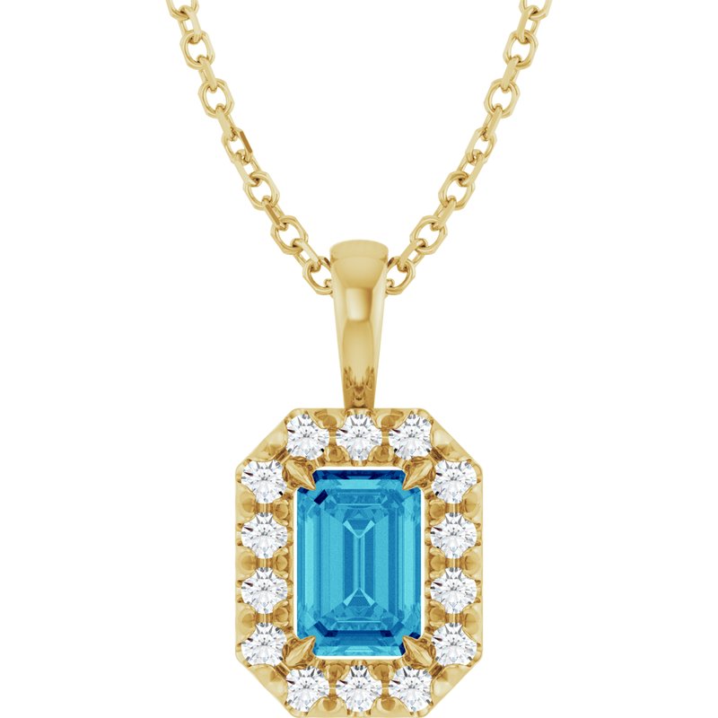Halo-Style Necklace or Pendant — Natural