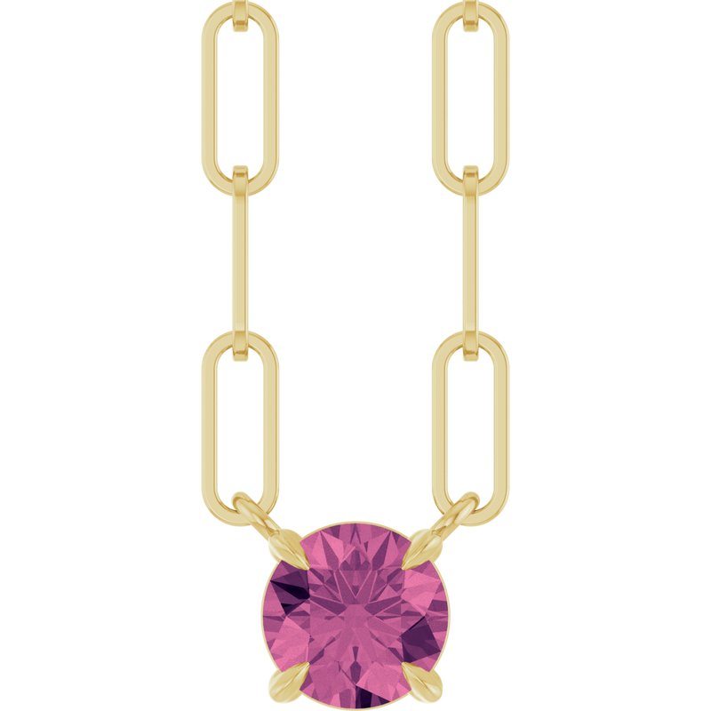 Solitaire Claw-Prong Necklace