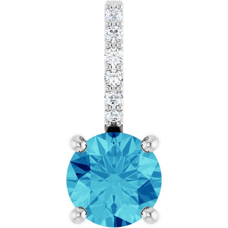 Accented Charm/Pendant — Diamond