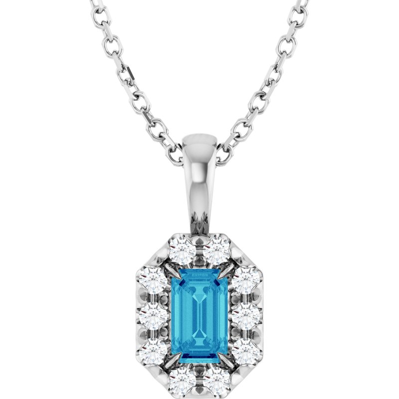 Halo-Style Necklace or Pendant — Natural