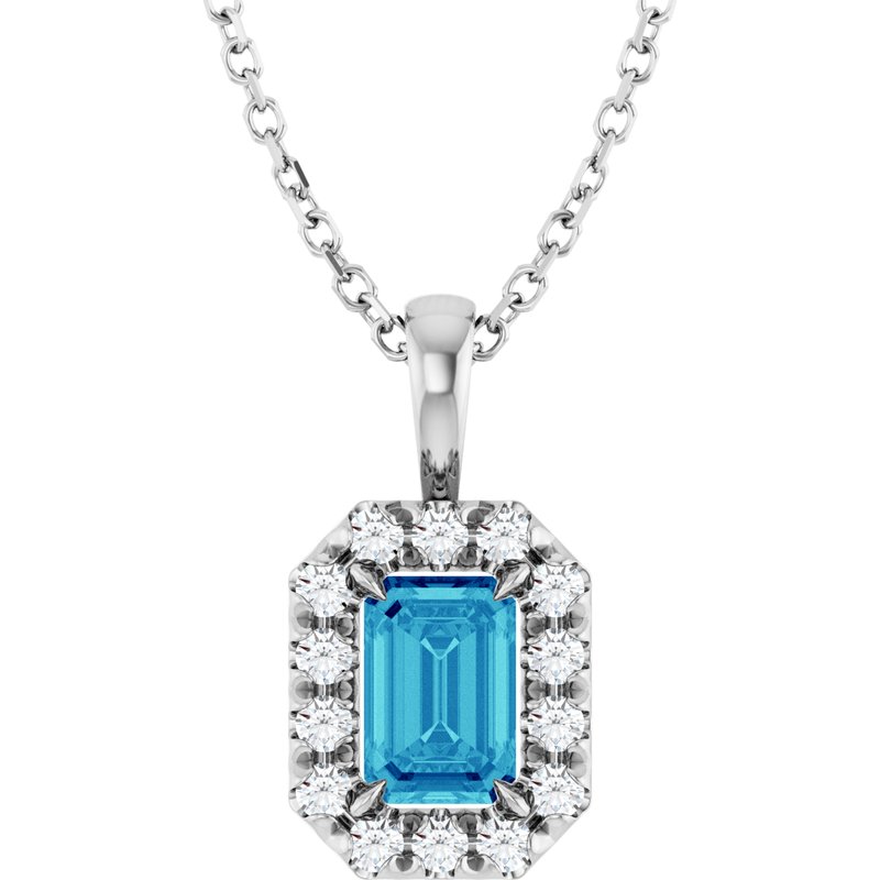 Halo-Style Necklace or Pendant — Natural