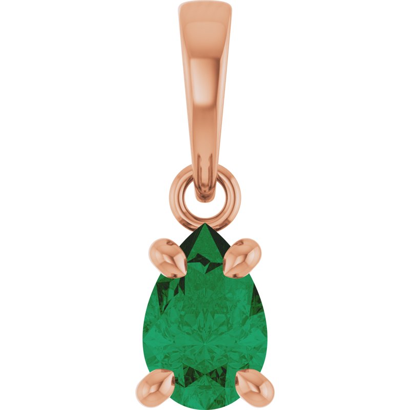 Lab-Grown Solitaire Pendant