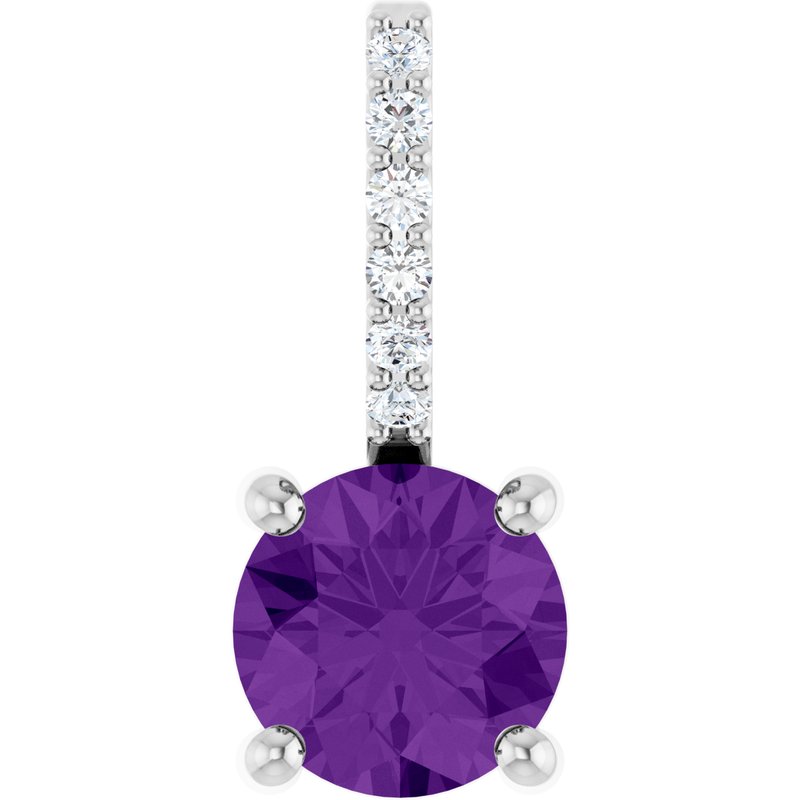 Accented Charm/Pendant — Diamond