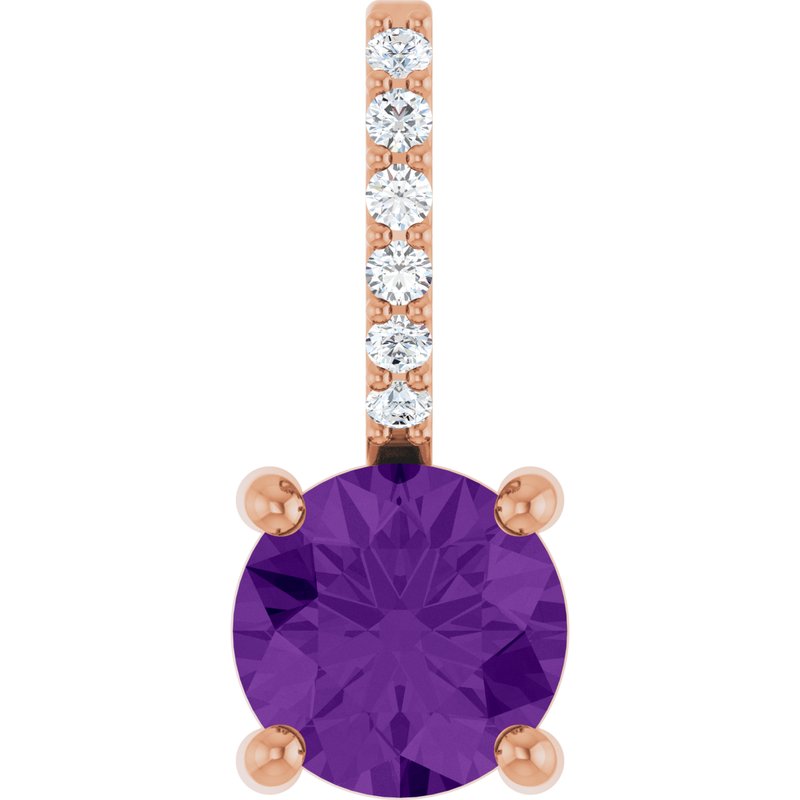 Accented Charm/Pendant — Diamond