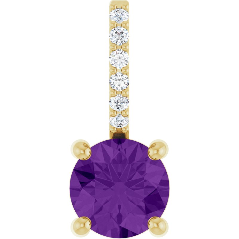 Accented Charm/Pendant — Diamond