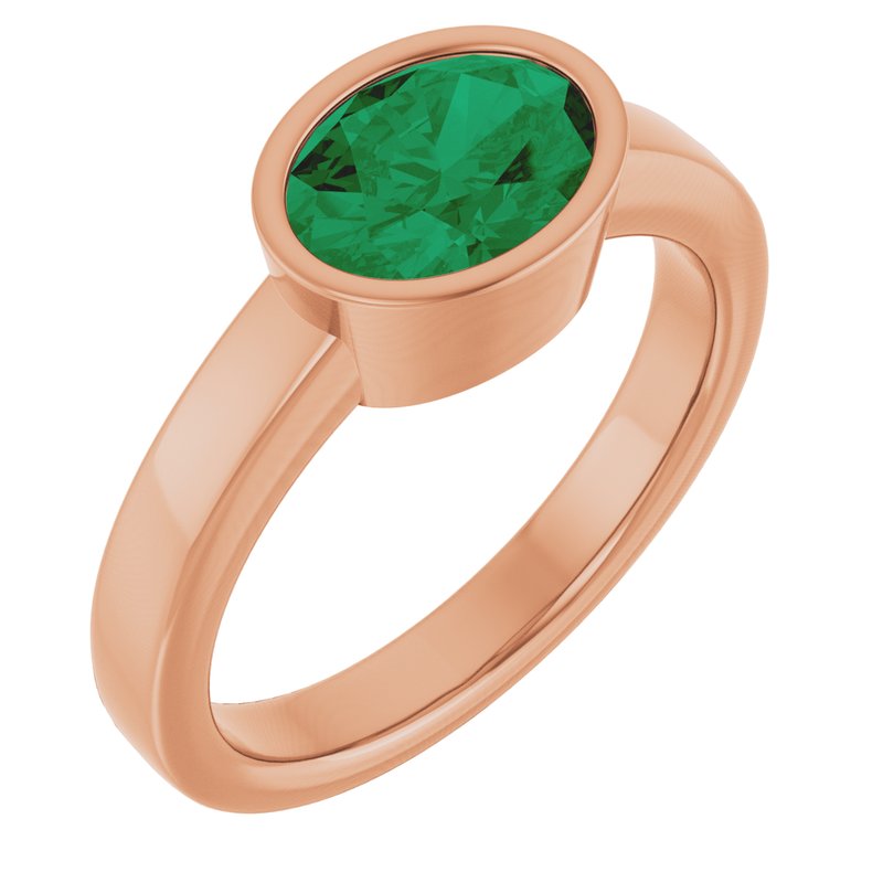 Bezel-Set Solitaire Ring No. 3