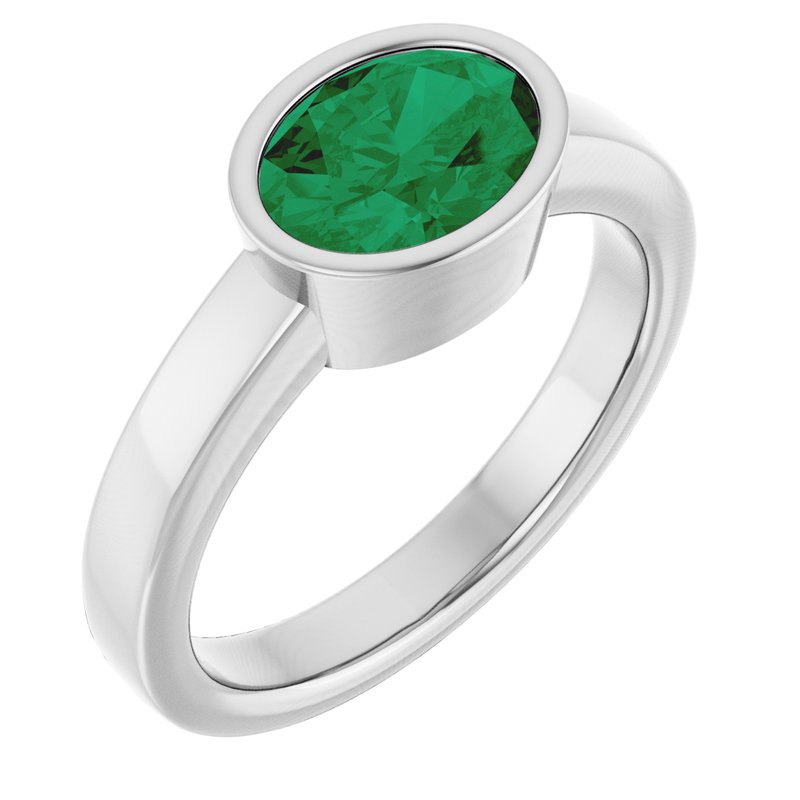 Bezel-Set Solitaire Ring No. 3
