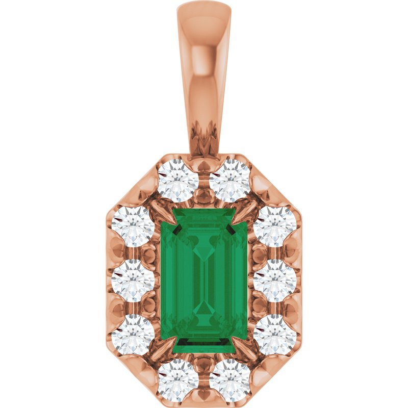 Halo-Style Necklace or Pendant — Natural