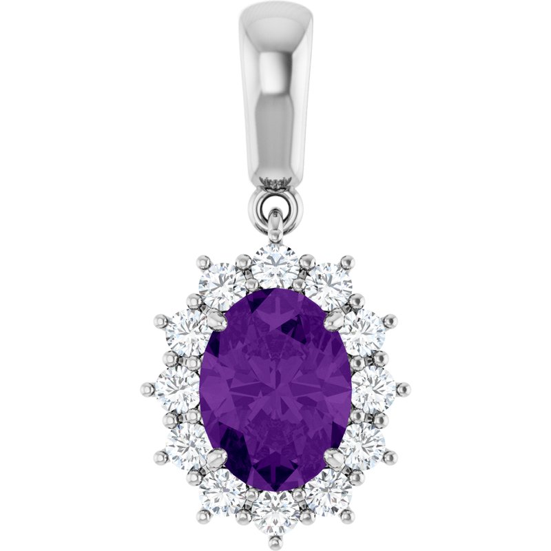 Halo-Style Necklace or Pendant